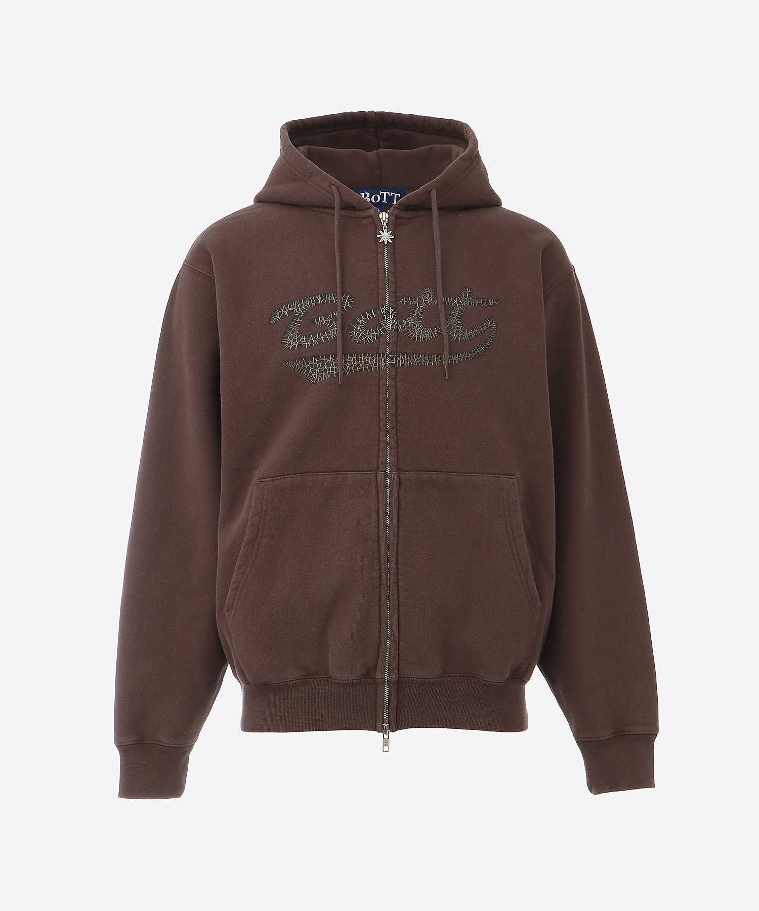 パーカ 25S－9－Washed Script Logo Zip
