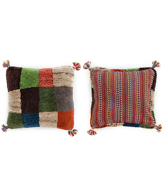 ☆ペルシャ手織りギャッベ クッション3 | 三越伊勢丹オンラインストア