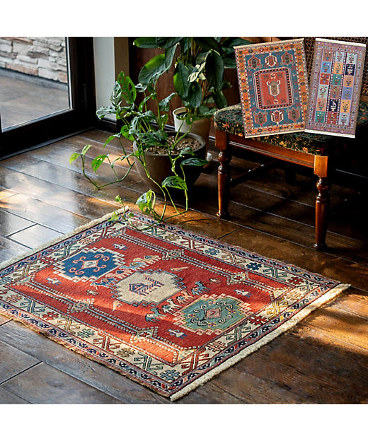 ☆ペルシャ絨毯 手織りキリム 玄関マットLサイズ 2 | 三越伊勢丹