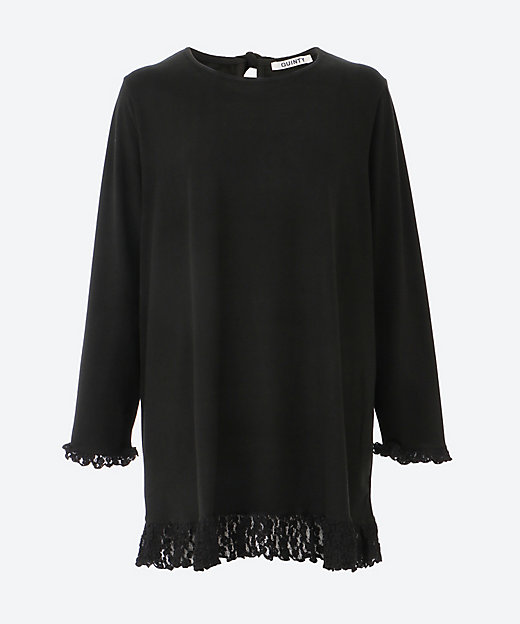 ☆裾レースブラウス（クローバー） | QUINTY (Women/大きいサイズ