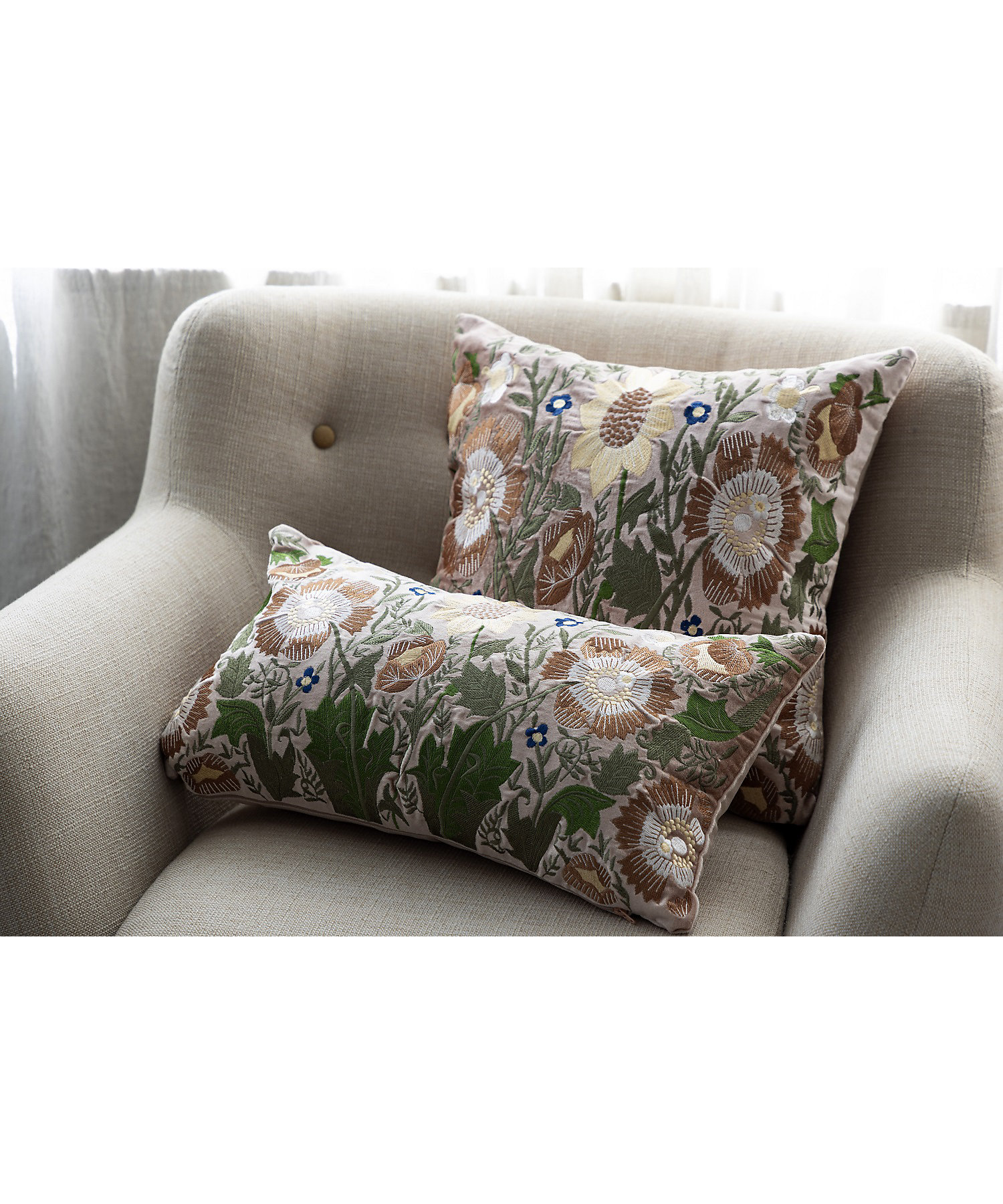 ラジャット＞プラリア クッションカバー 30×50 ミント | AXEL