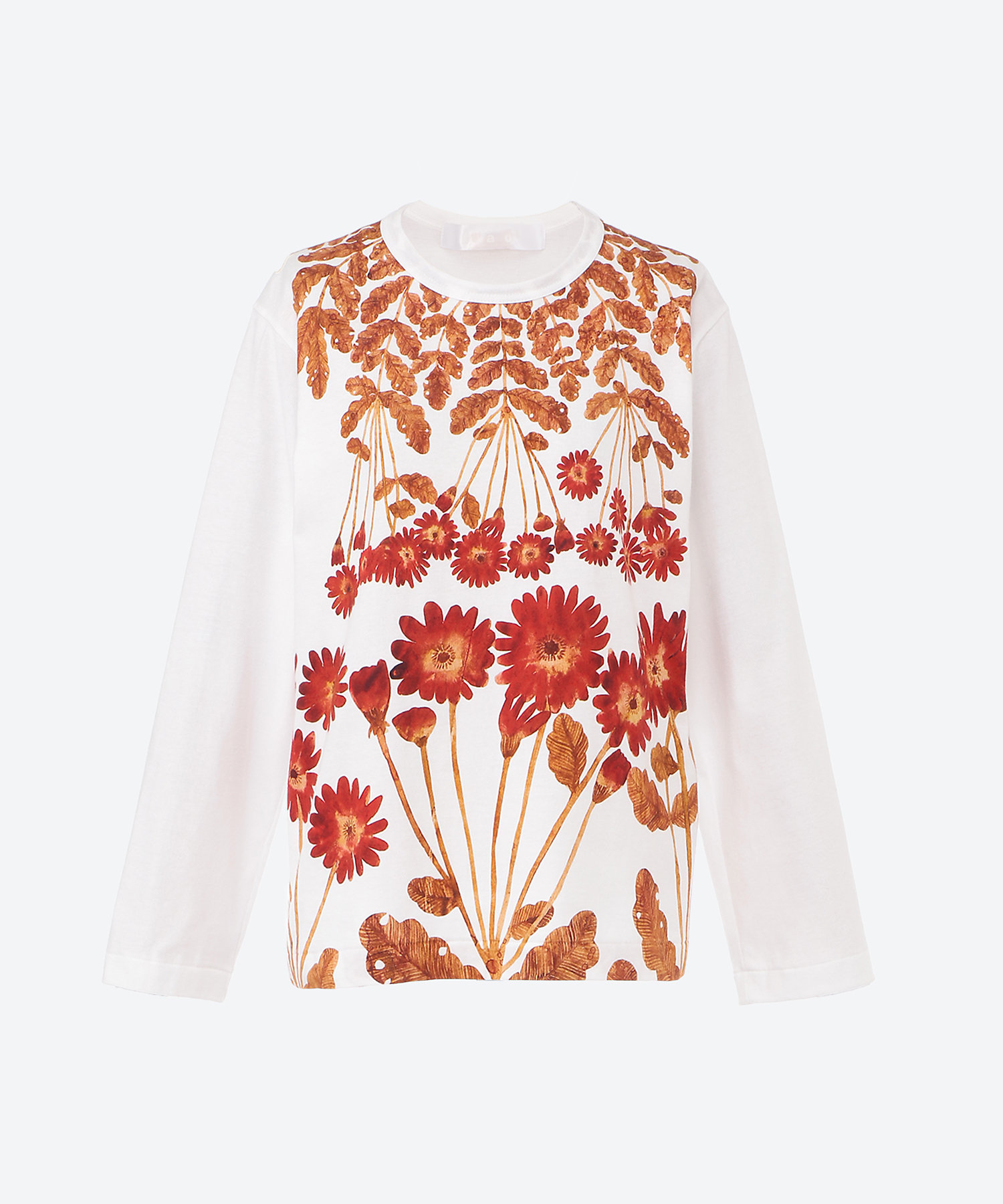 綿天竺プリント Fumi Imamura 長袖Tシャツ TQ―T003