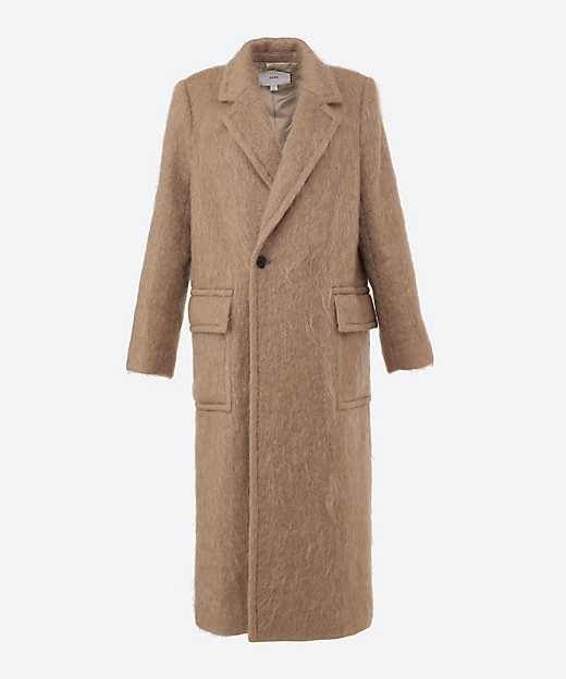 MOHAIR DOUBLE―BREASTED COAT | HYKE (Women