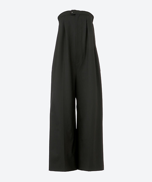 P／R STRETCH STRAPLESS JUMPSUIT | HYKE