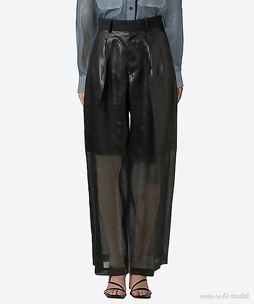 VOILE WIDE LEG PANTS 25SS／13325 | HYKE