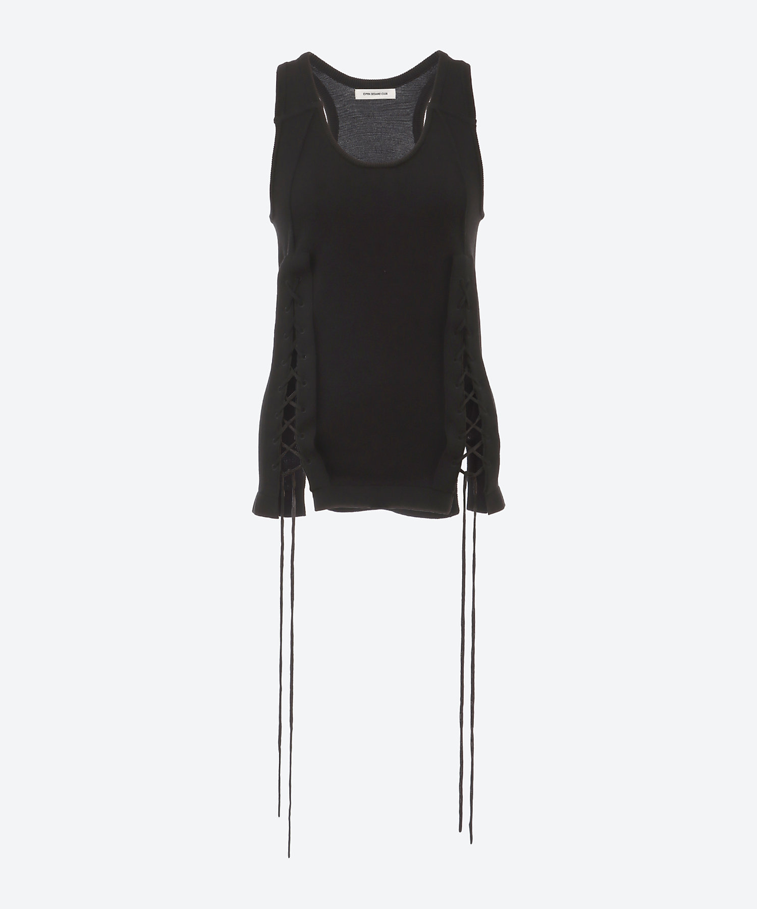 lace―up tank top OCS26111 | OPEN SESAME CLUB