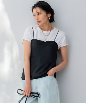 洗える】スムースサテン キャミソール（BLWOCM0607） | 23区