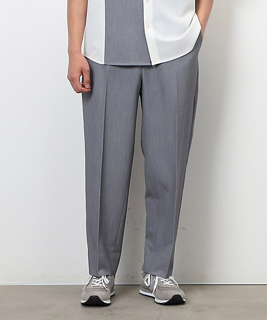 ウールライク リラックスワイド テーパードパンツ（4756PM08