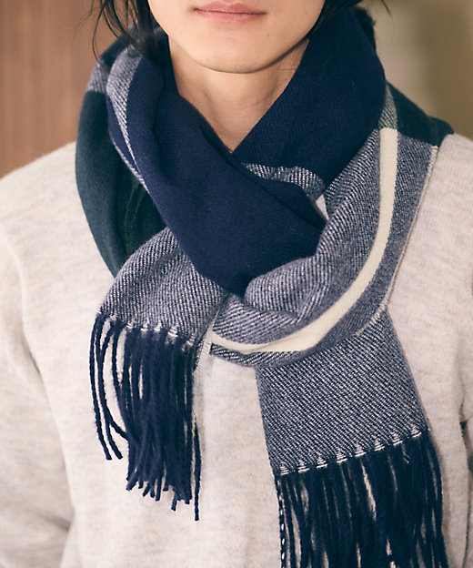 ツイル チェック柄 ストール（4782RM04） | COMME CA ISM (Men