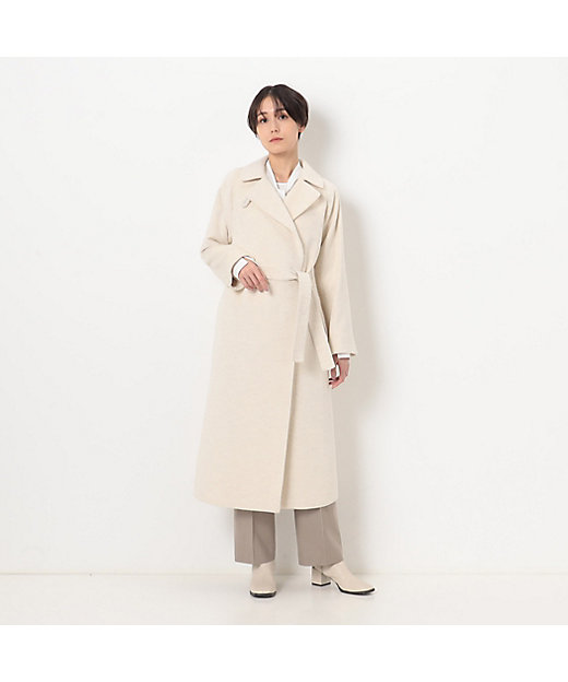 アンゴラウール コンバーチブルロングコート（0115WE06