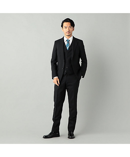 上下セット／ベスト別売り3ピ－ス対応有】ウールポリエステル