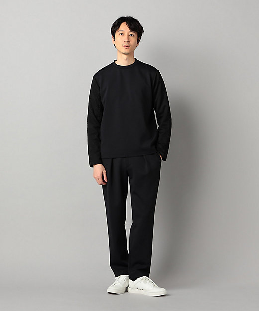 ダウンファブリック タックテーパードパンツ（0726PM19