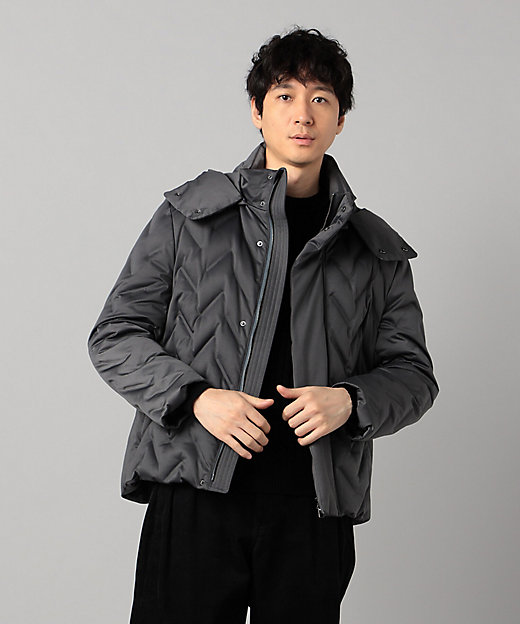 矢振柄 3D ダウンブルゾン（0721DM01） | COMME CA MEN (Men