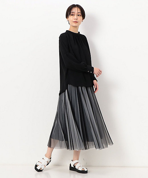 TALLサイズ 〕 【リバーシブル】ソフトチュール スカート