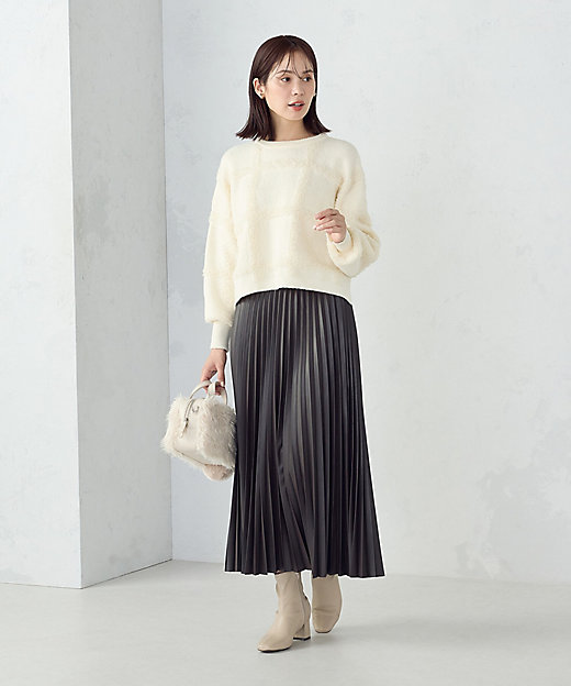 合成皮革プリーツスカート（3850FM51） | COMME CA ISM (Women