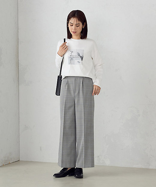 グレンチェック ワイドパンツ（3852PK51） | COMME CA ISM