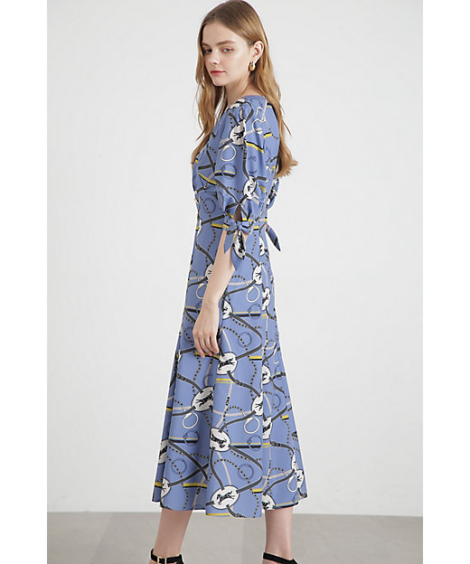 ◇ホースプレートプリントマーメイドワンピース（0314240818