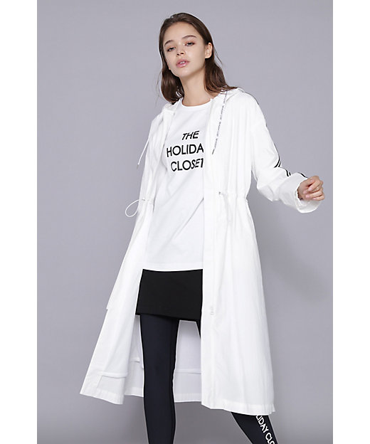 THE HOLIDAY CLOSET］ ジップアップロングパーカー