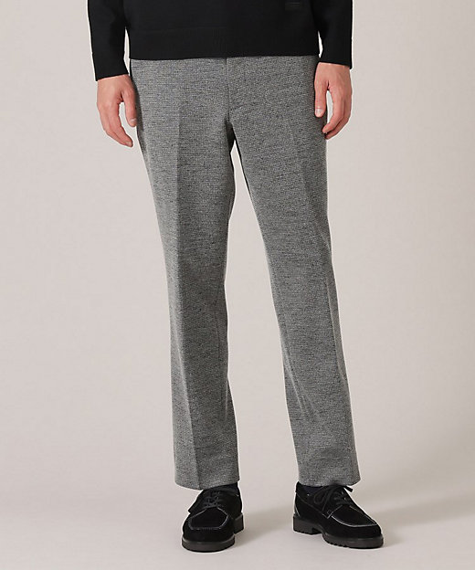 尾州織】ウールブレンド ムリネ千鳥パンツ ／ セットアップ対応