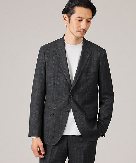 ストレッチ グレンチェック ジャケット（2002276348