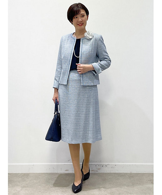 フォーマル／セットアップ可】ツイードスカート（2002338025