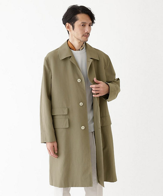 THE FLAGSHIP】ステンカラー スプリング コート