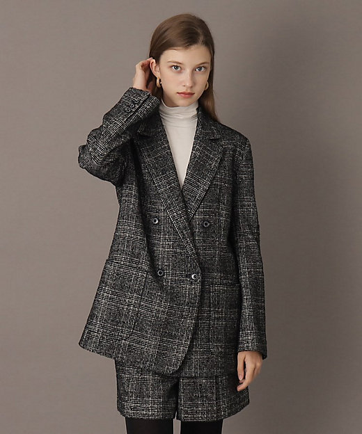 otonaMUSE11月号掲載】ループツイードグレンチェックダブル