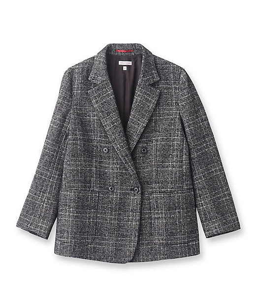 otonaMUSE11月号掲載】ループツイードグレンチェックダブル