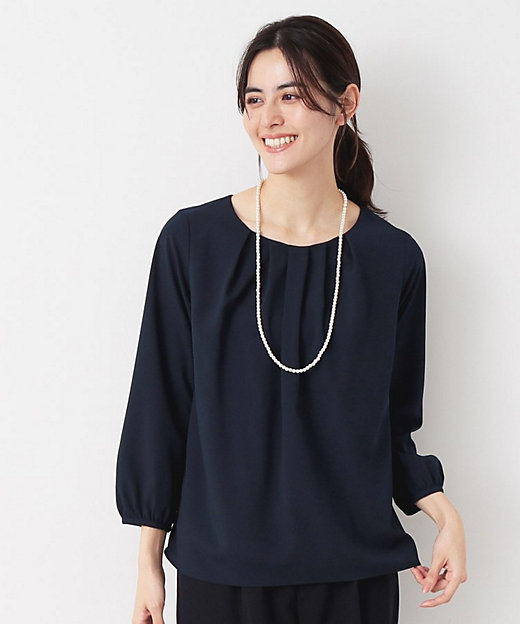 入卒／セレモニー／洗える】ジョーゼットブラウス