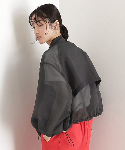 シアースタンドカラーブルゾン【洗える】（2002440041