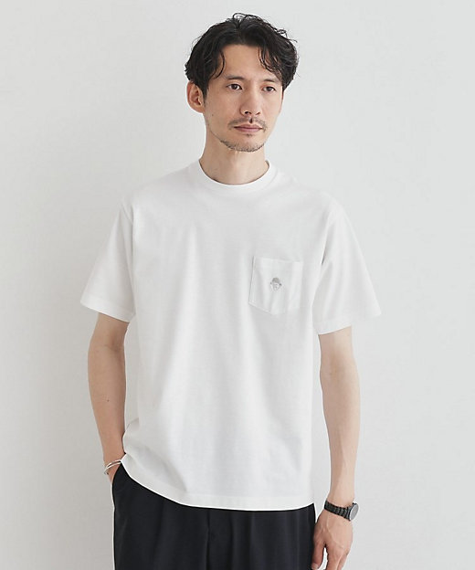 COOL CITY WEAR】ワンポイント刺しゅう ポケットTシャツ