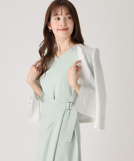 日本製】ラップ風デザインワンピース（2002435510） | COUP