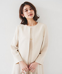 ベージュ系 レディースの小さいサイズ 3号～7号／XXS～S ジャケット