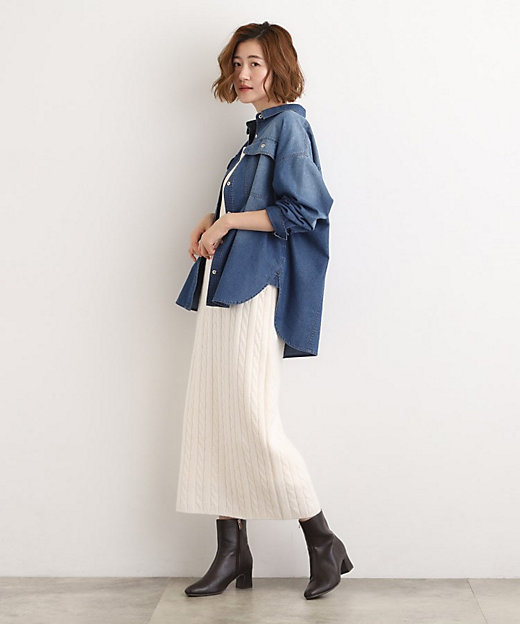 SETITEM】ケーブルニットスカート（2002547196