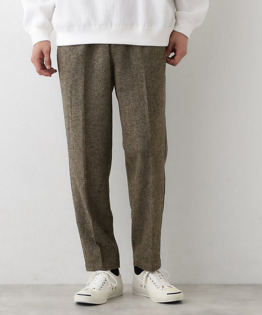 ウエストゴム／洗える】ツイードパンツ（2002548189