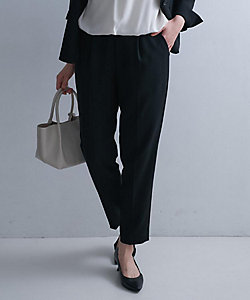 大きいサイズ UNTITLED アンタイトル パンツスーツ XL ブラックシルク