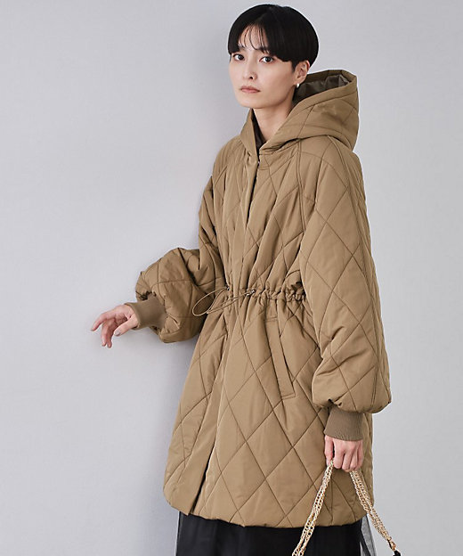 撥水キルティングロングコート【洗える】（2002555061