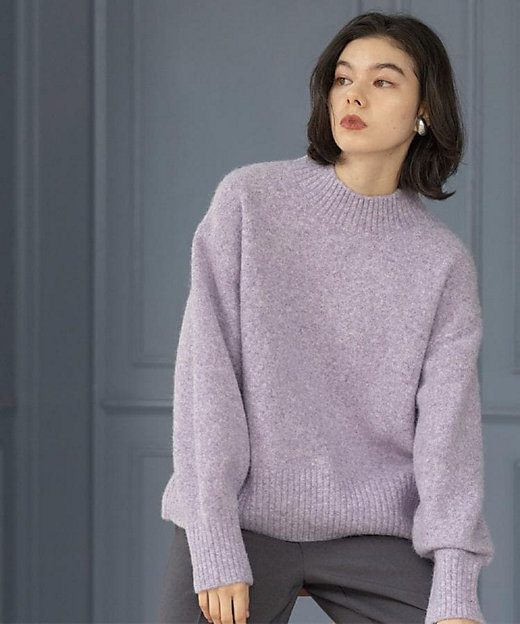 ふわふわハイネックニット【洗濯機OK】（2002578175