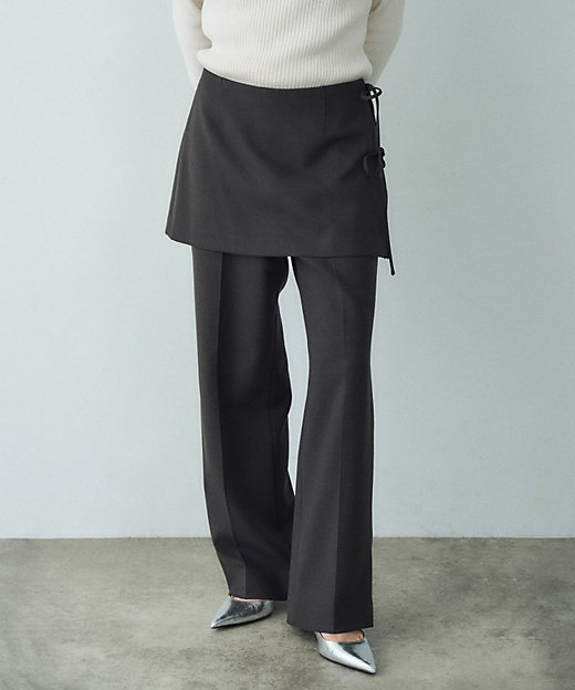 layered skirt pants（2002578926