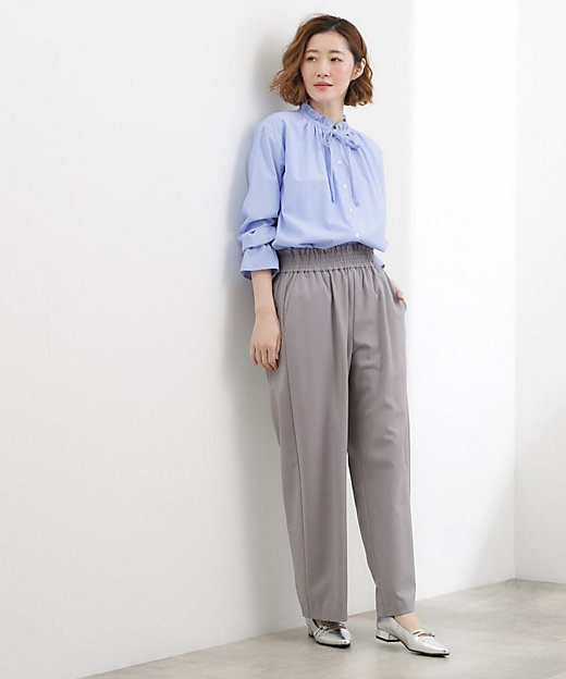 フリルカラーリボンブラウス（2002596279） | GROVE (Women