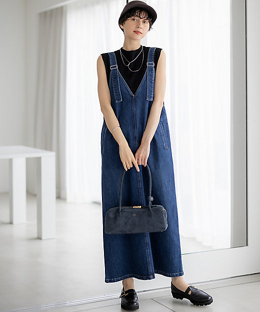 RED CARD TOKYO×23区】デニム サロペット ワンピース