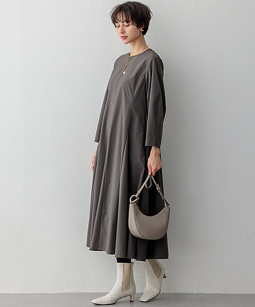 洗える】ストレッチタイプライター ワンピース（OPWWCW0423