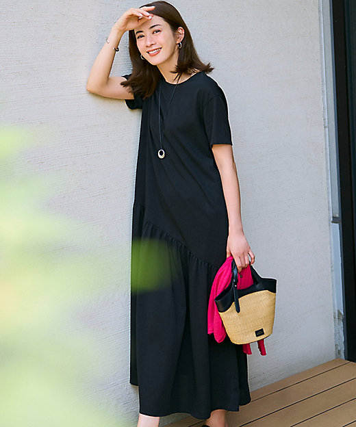 Oggi8月号掲載／接触冷感／洗える】ツイストコットンプレー