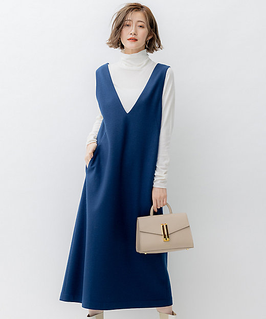 ウールミルドジャージー ジャンパースカート（OPWWSW0431