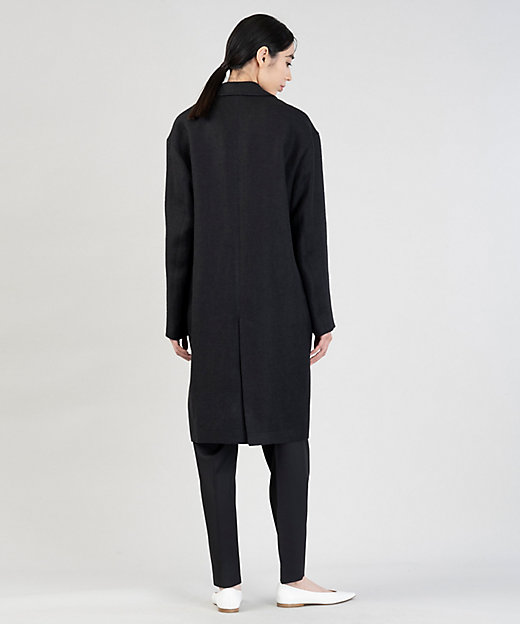 エステータ】シルクリネン チェスターコート（SCH6GM0922