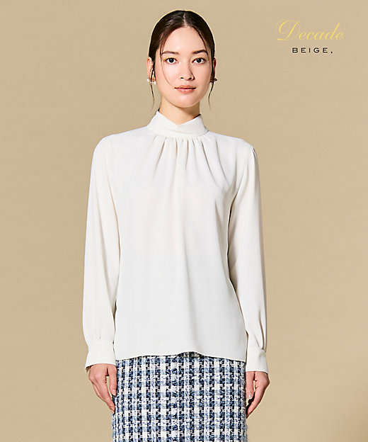 EVA ／ ハイネックロングスリーブブラウス（BLCWCS0782