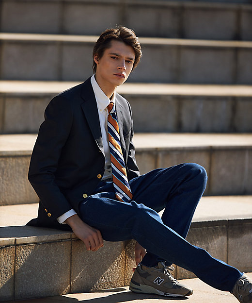 定番 ／ 不朽の名作】ペピンメリノトロピカル ブレザー ／ 金ボタン