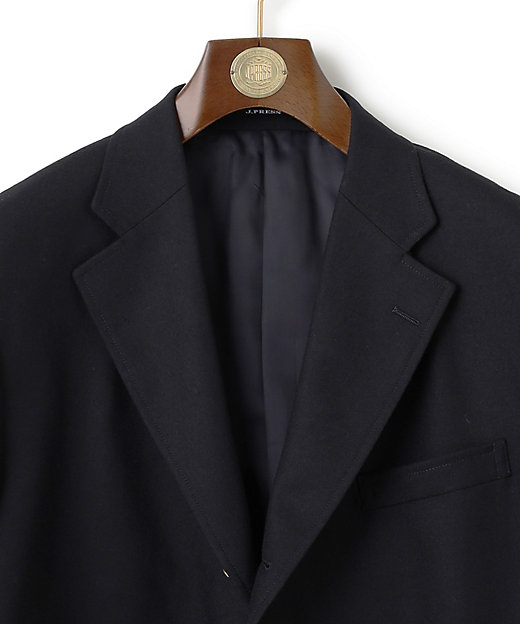 KING SIZE】【定番】ペピンメリノサキソニー 紺ブレザー ／ 総