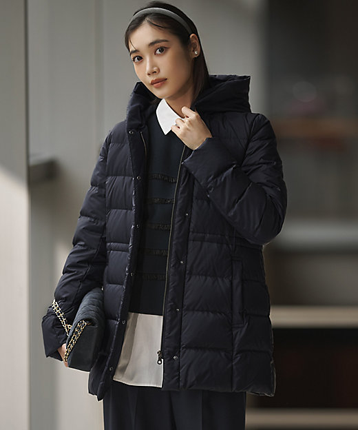 VERY掲載／新色追加】シレータフタ ミドル丈 ダウンコート