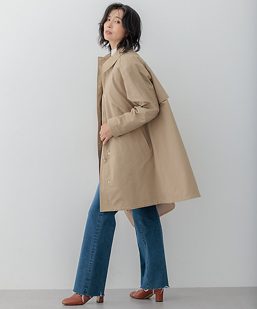 撥水加工／洗える】中綿ベストライナー付き マルチウェイアウター